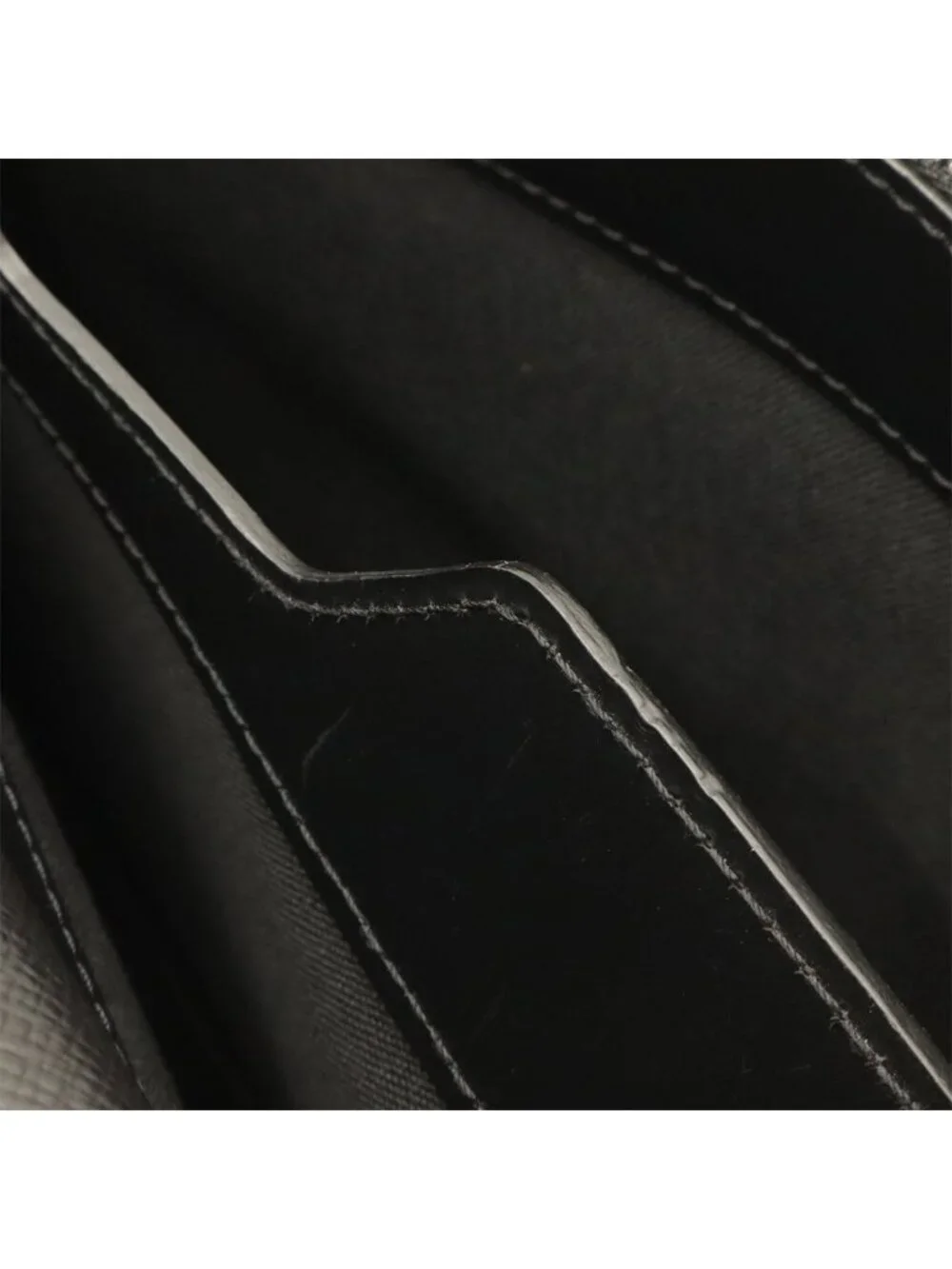Louis Vuitton Taiga Document Purse Briefcase Business Leather Ardoise Black